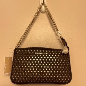 Michael Kors star chain pouchette